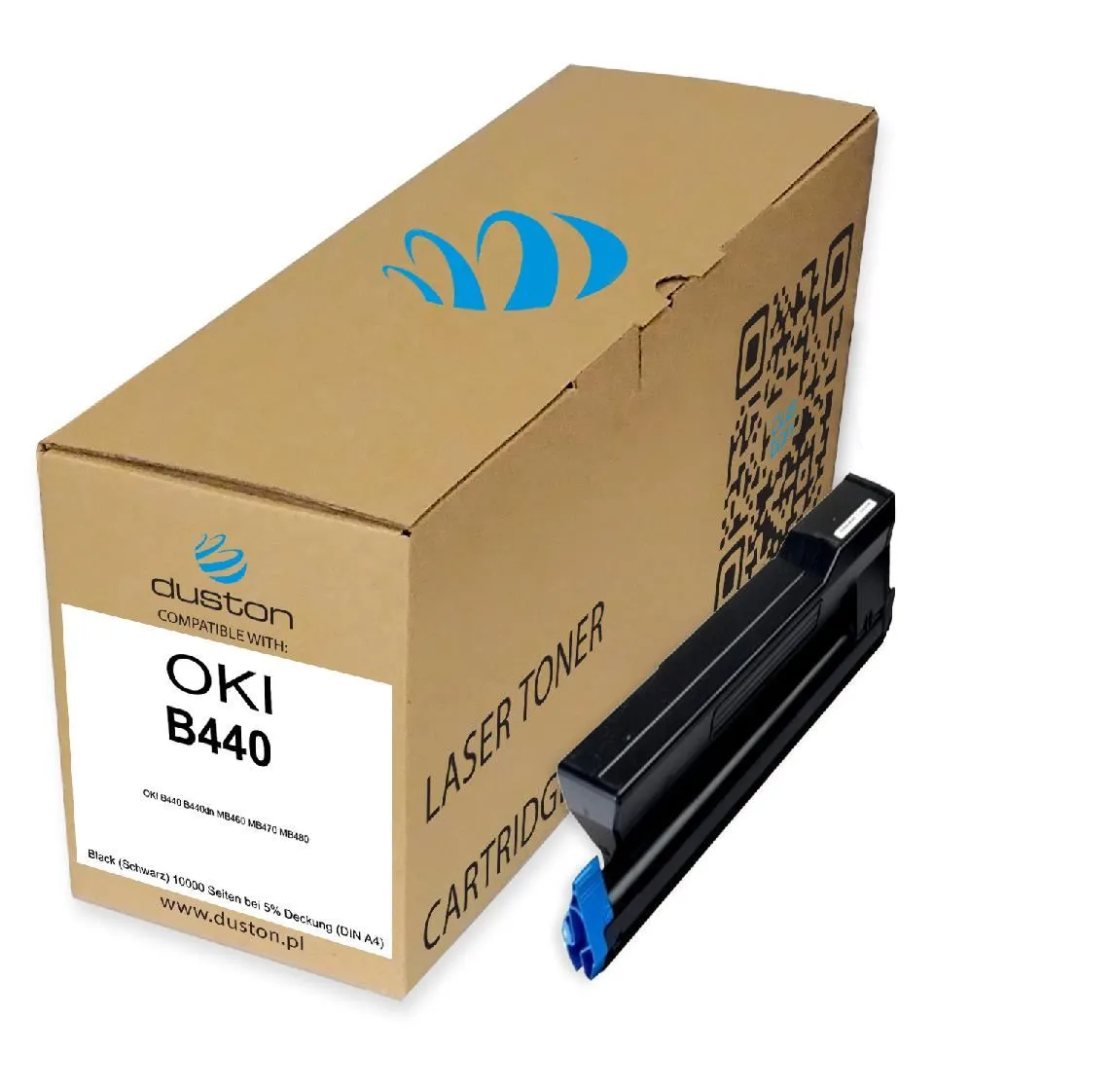 Duston B440 43979207 Toner schwarz 5er-Pack kompatibel