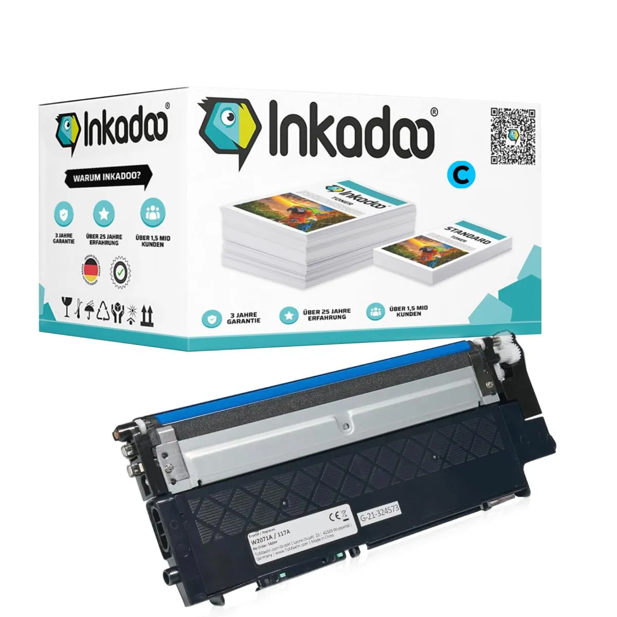 Inkadoo Toner für HP Color Laser MFP 178 nwg kompatibel 700 Seiten