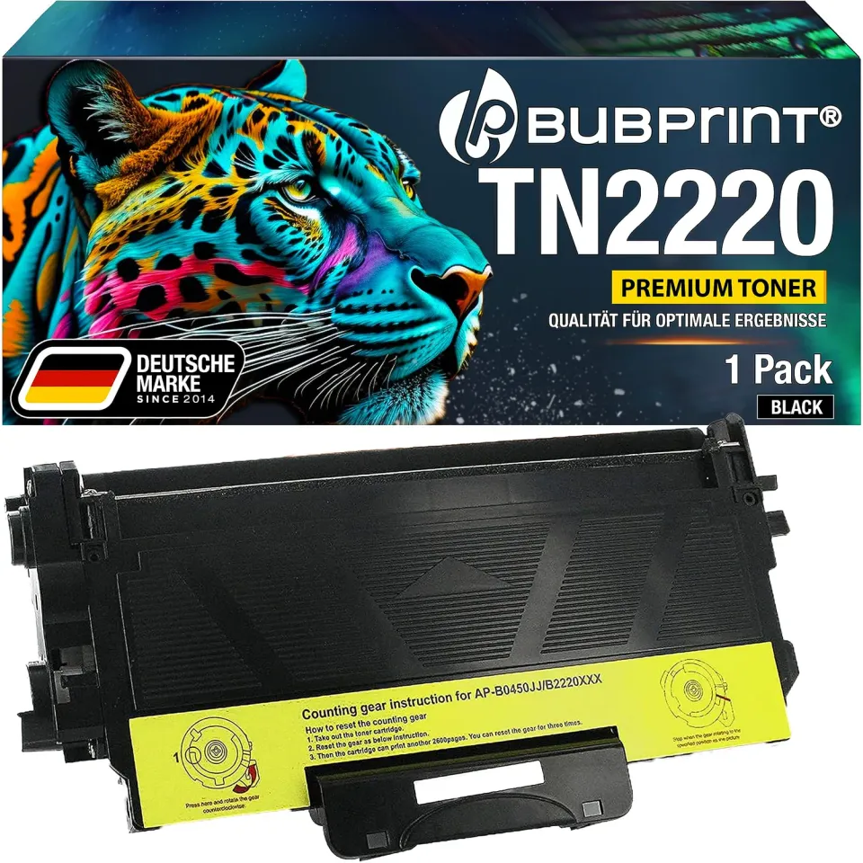 Bubprint TN2220 TN2210 Toner Schwarz
