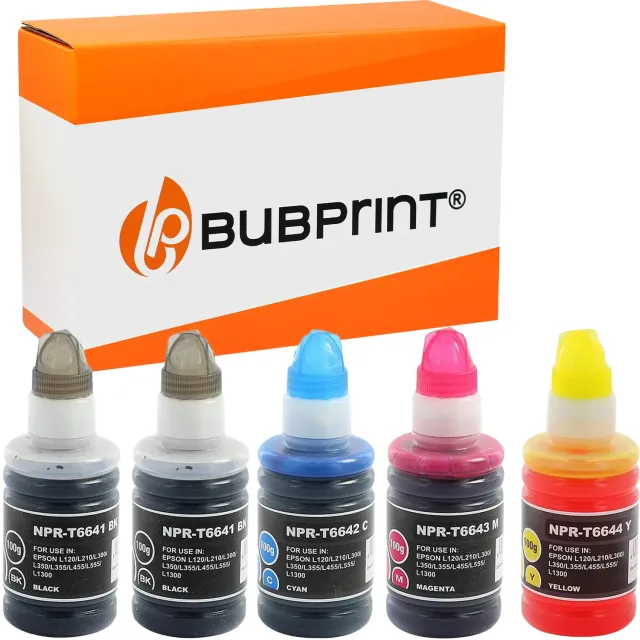Bubprint T664 Tintenflasche für Epson EcoTank