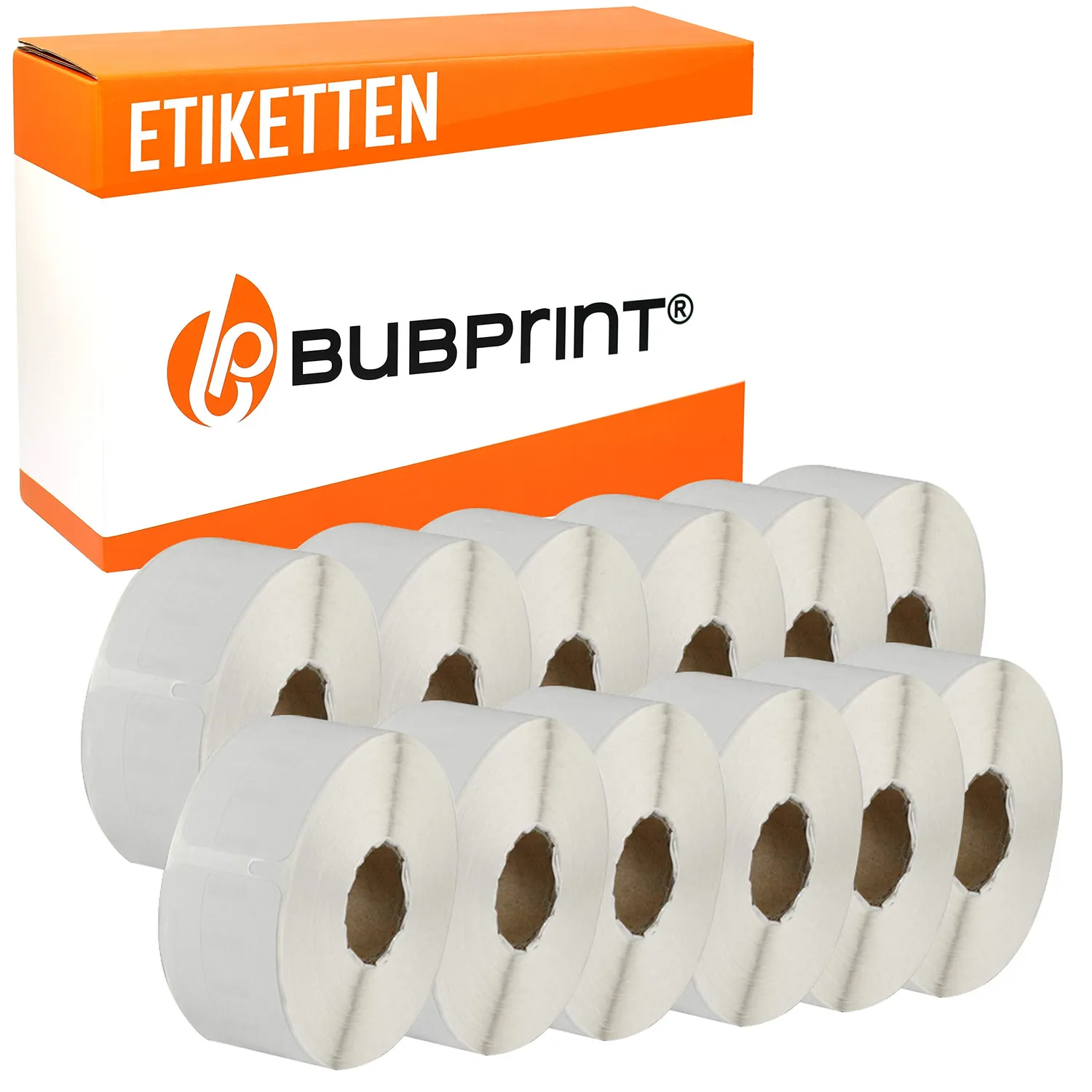 Bubprint 11355 Etiketten 51x19mm Weiß kompatibel
