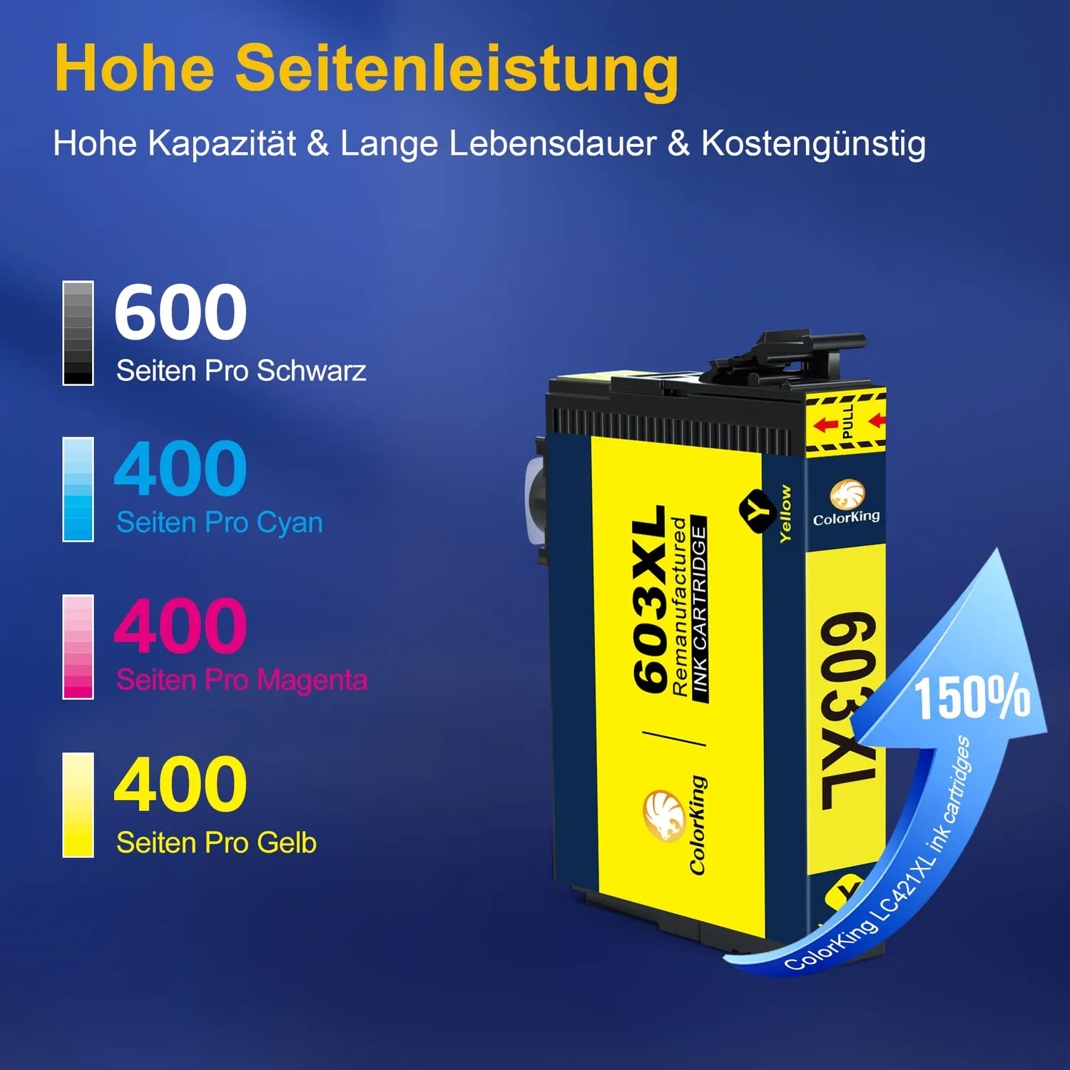 ColorKing 603XL Tintenpatronen Multipack kompatibel