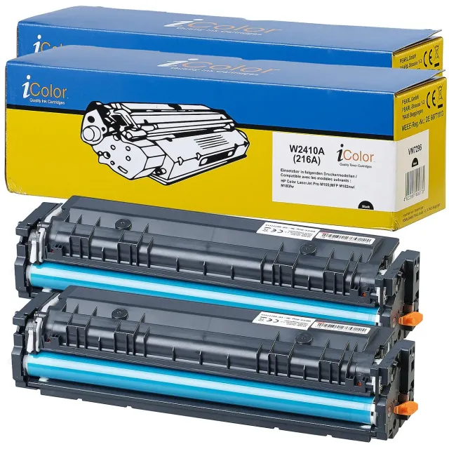 iColor 216A W2410A Toner Schwarz 2er-Set kompatibel