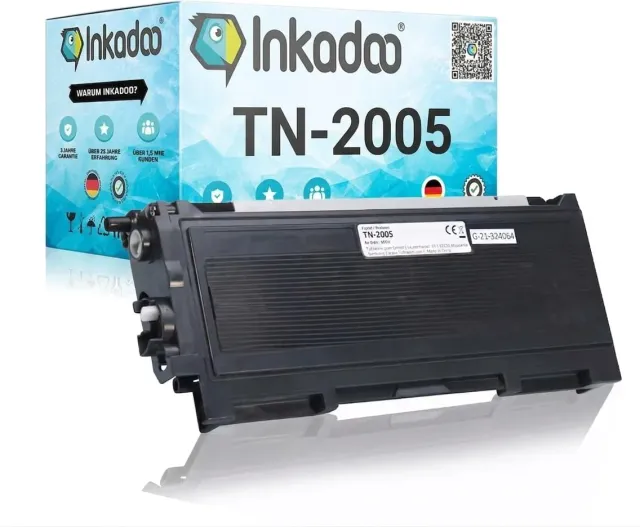 Inkadoo TN-2005 Toner Schwarz kompatibel