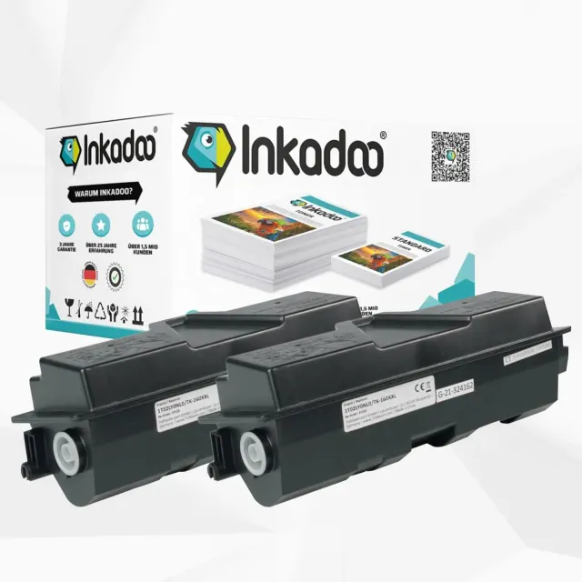 Inkadoo TK-160 1T02LY0NL0 Toner Schwarz kompatibel