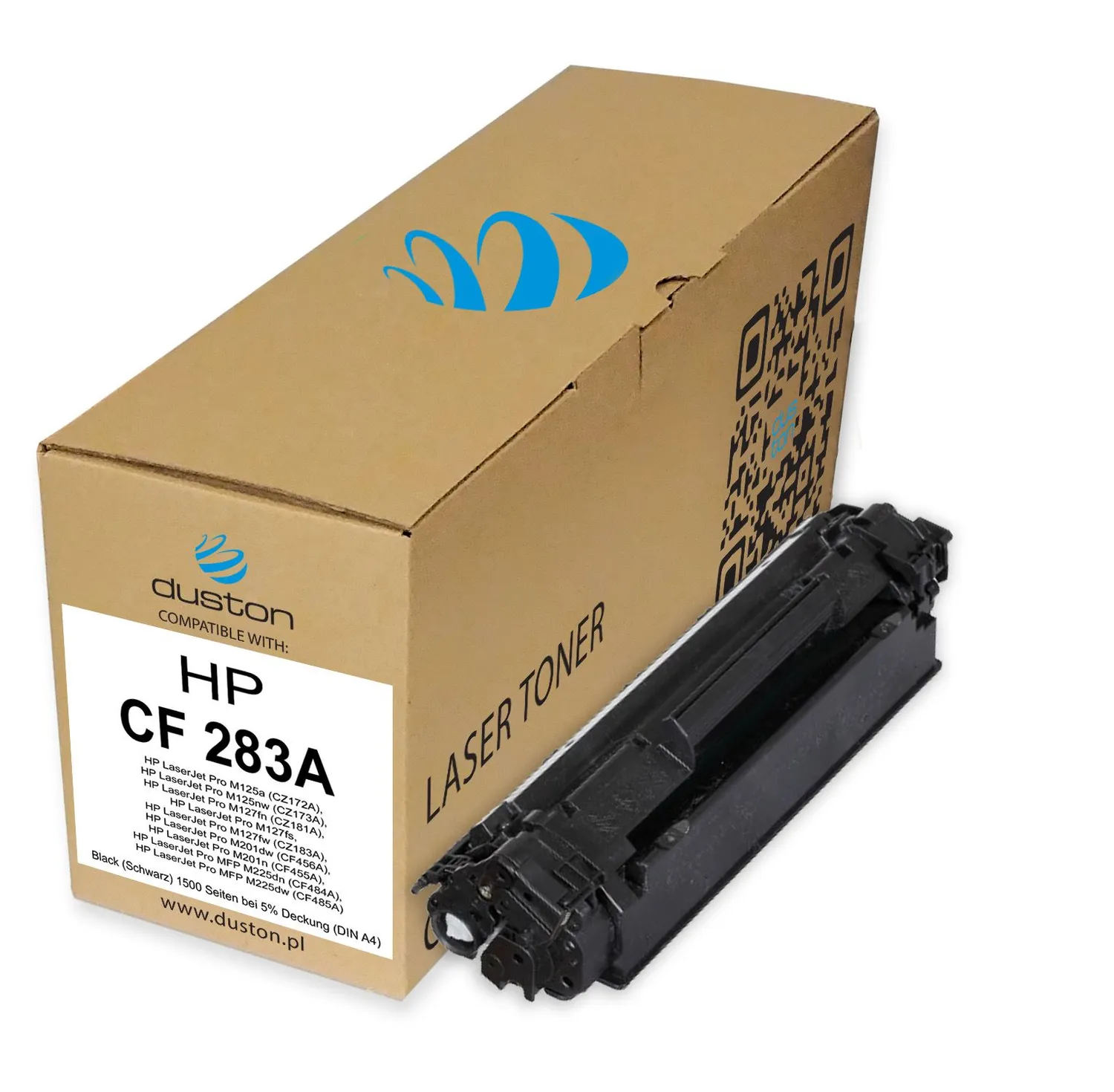 Duston CF283A Toner Schwarz kompatibel Einzelpack