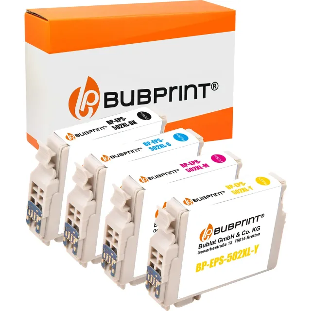 Bubprint 502XL Druckerpatronen 4er Multipack