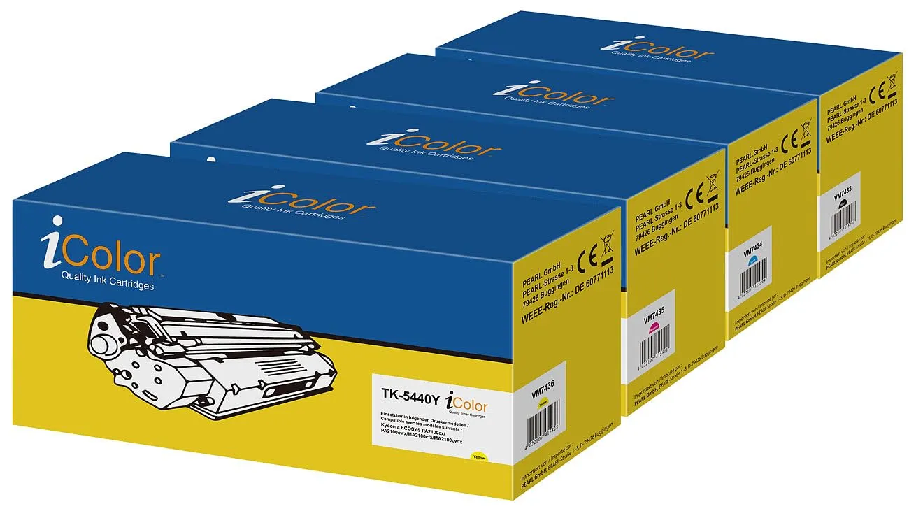 iColor TK-5440BK/C/M/Y Toner 4er-Set kompatibel