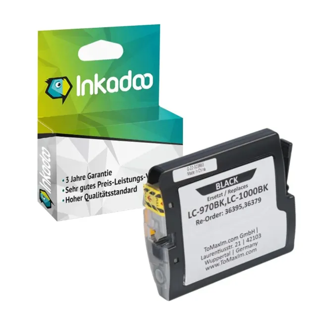 Inkadoo LC-970 Tintenpatrone Einzelpack kompatibel