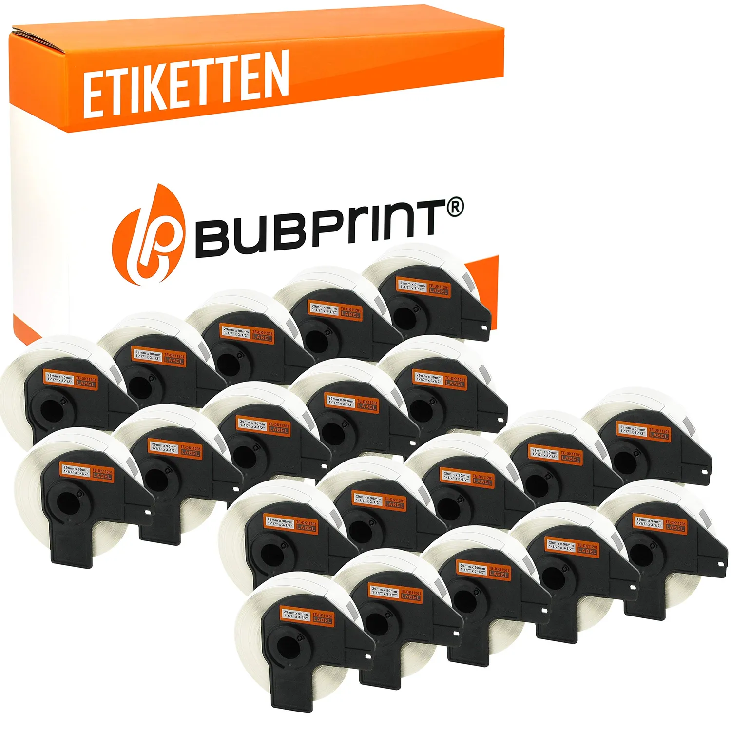 Bubprint DK-11201 Etikettenrolle kompatibel
