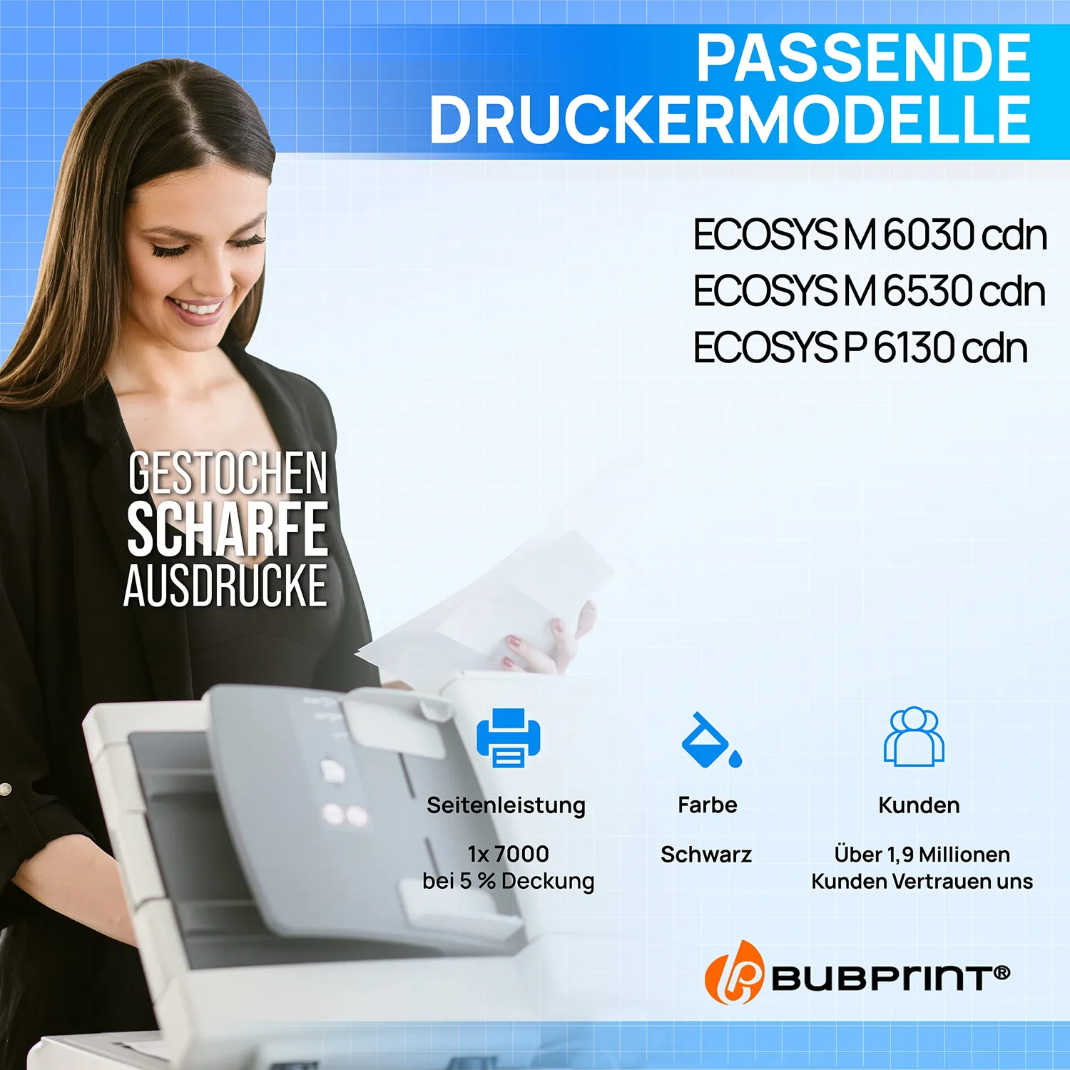 Bubprint TK-5140 Toner kompatibel