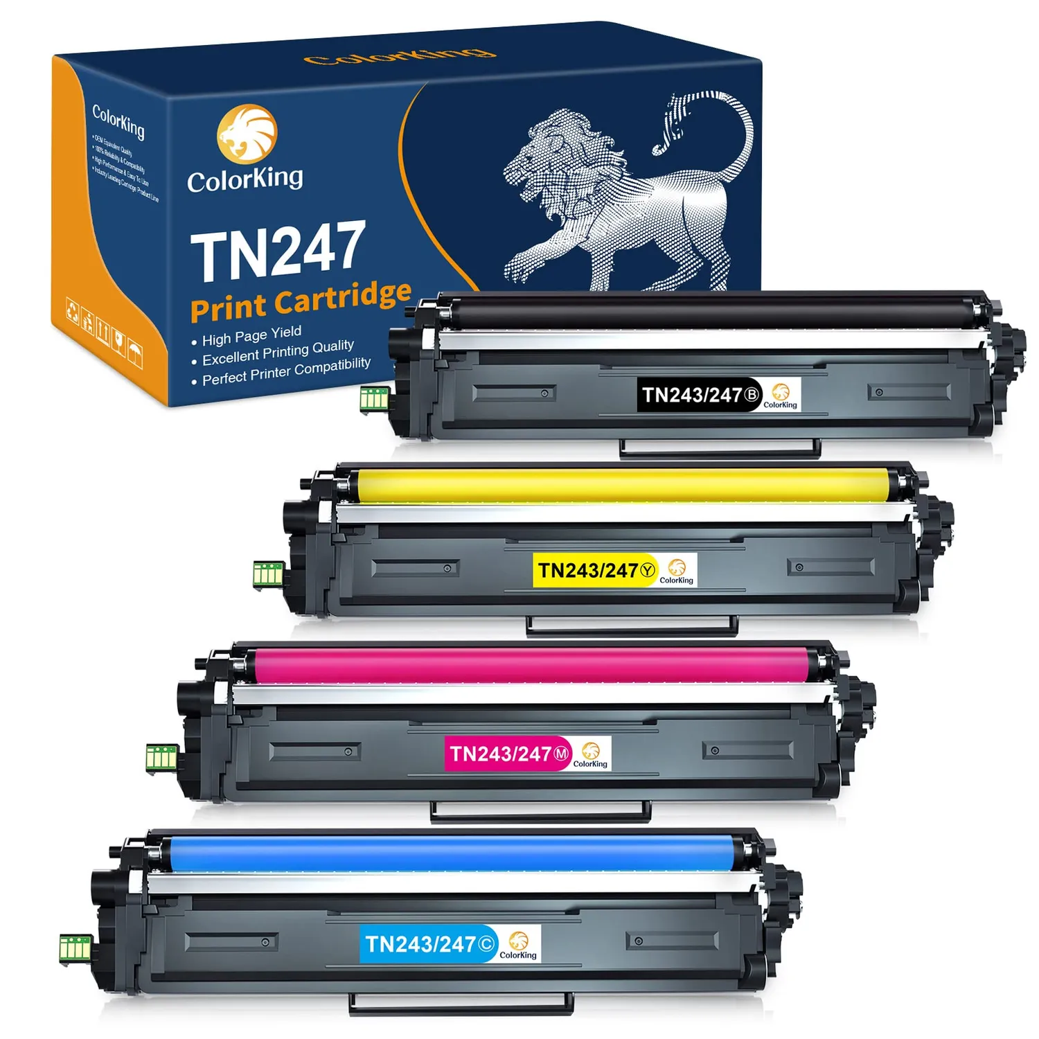 ColorKing TN247 TN243CMYK Toner kompatibel