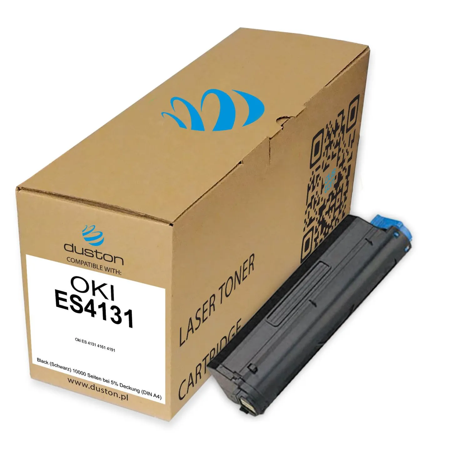 Duston 44917607 Toner Schwarz für Oki ES4131 kompatibel