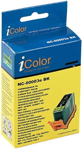 iColor BCI-3eBK Tintenpatrone Schwarz für Canon I 650