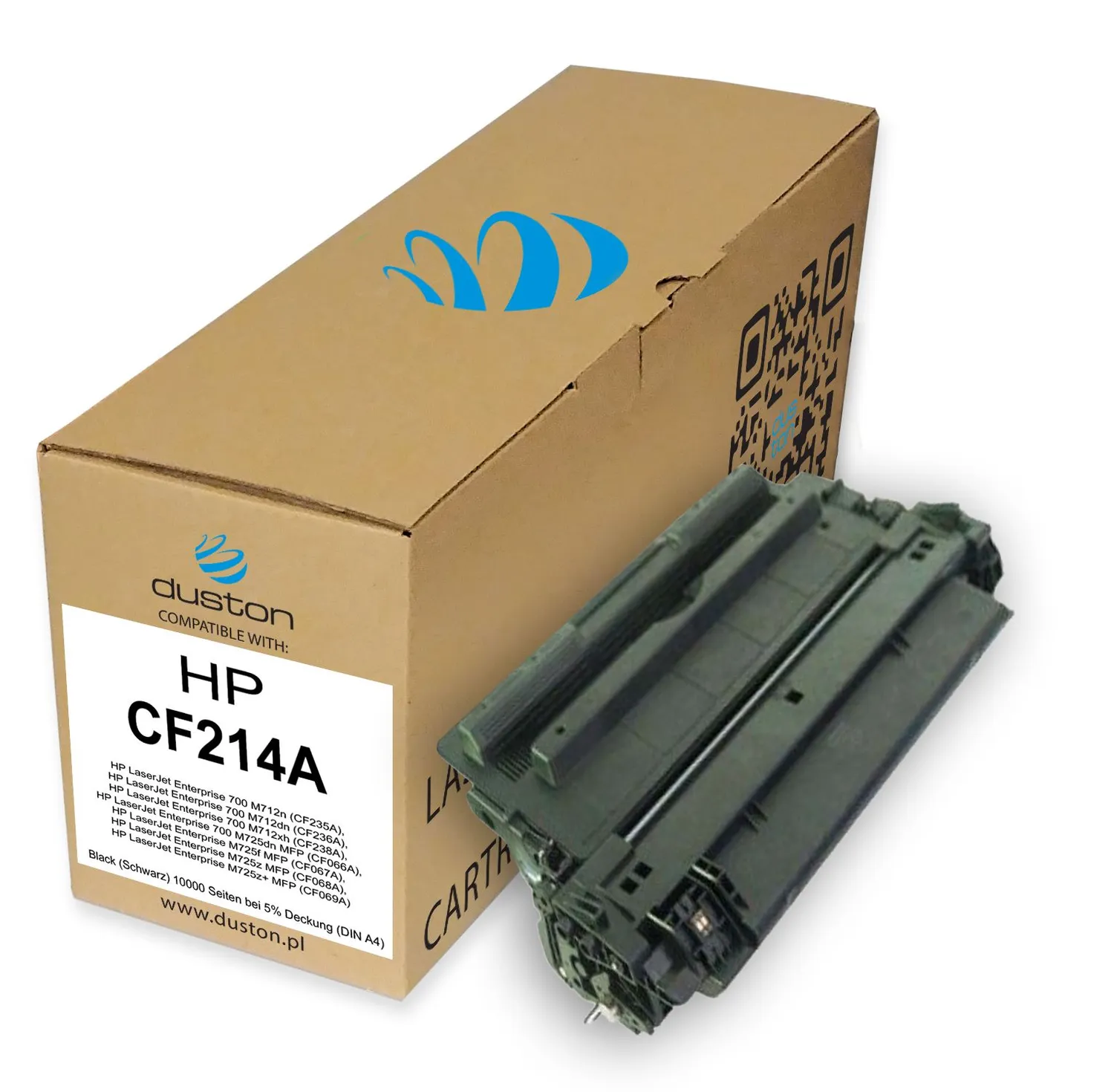 Duston CF214X 14X Toner Schwarz 2er-Pack für HP M712