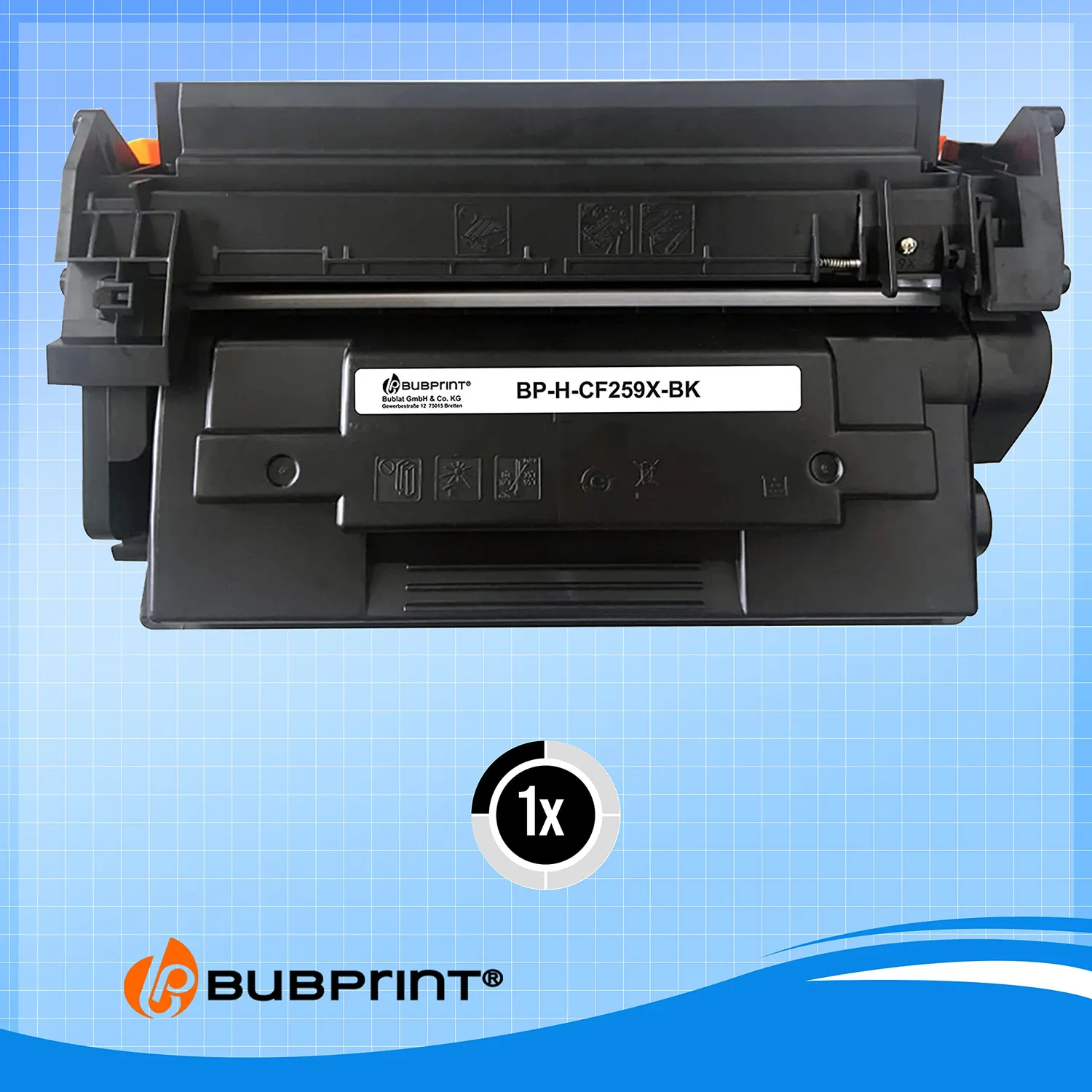 Bubprint CF259X 59X Toner Schwarz 10000 Seiten ohne Chip