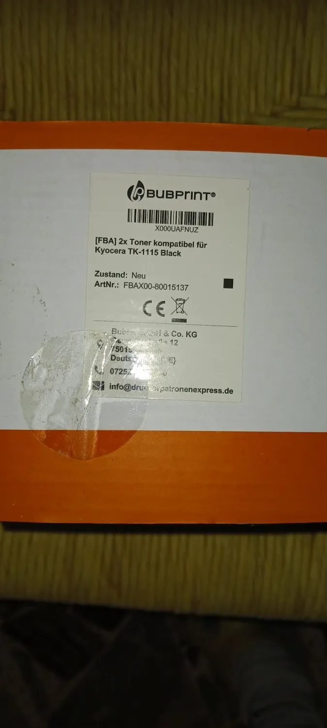 Bubprint TK-1115 Toner Schwarz 2er Pack kompatibel