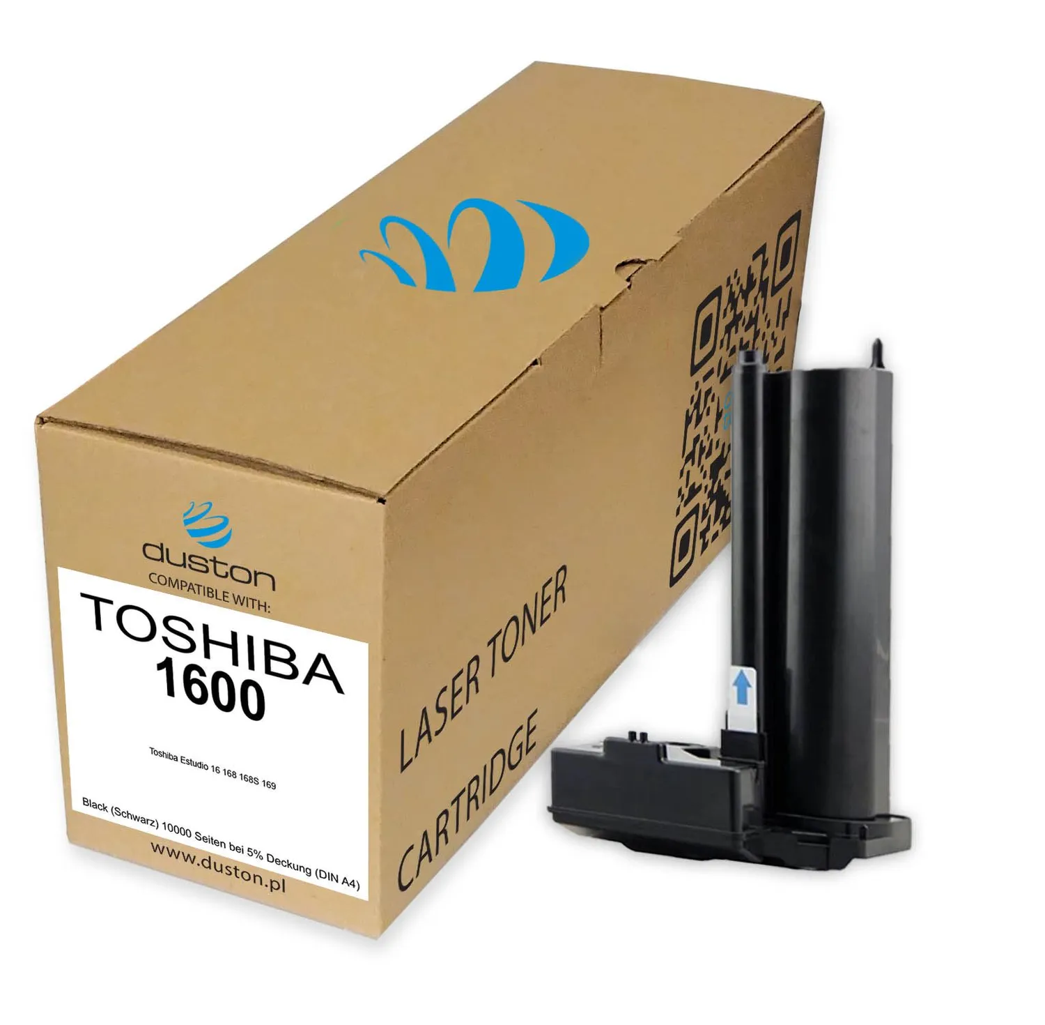 Duston T1600 T-1600E 66061614 Toner Schwarz kompatibel