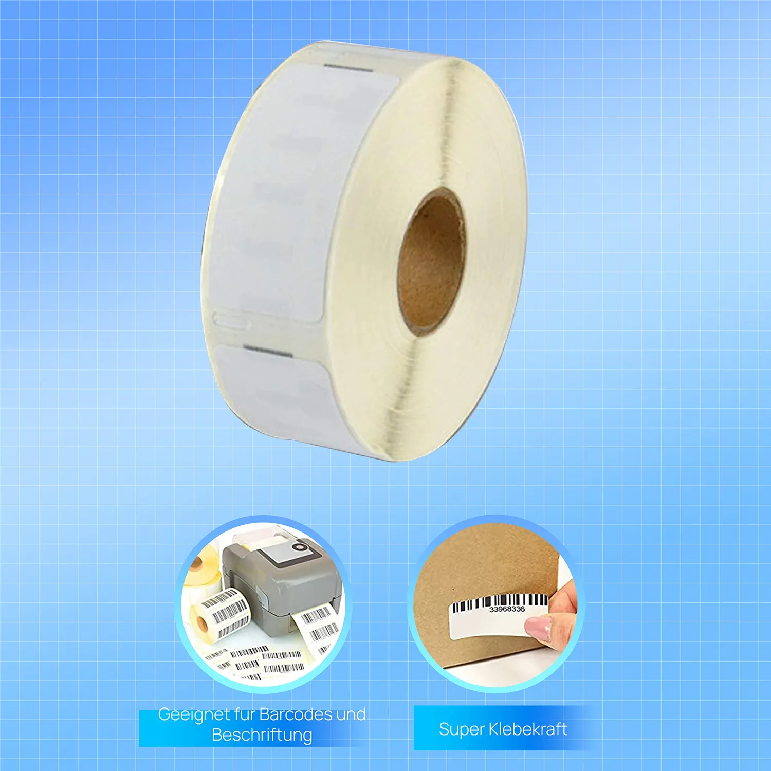 Bubprint 11352 Etiketten 25x54mm für Dymo kompatibel