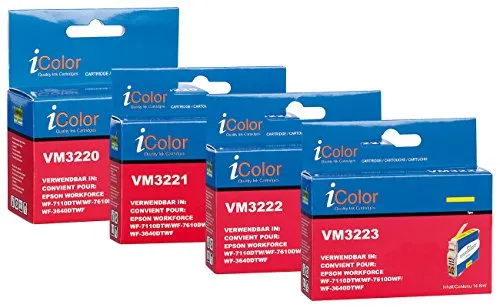 iColor 27XL T2711-T2714 Druckerpatronen CMYK 4er Pack