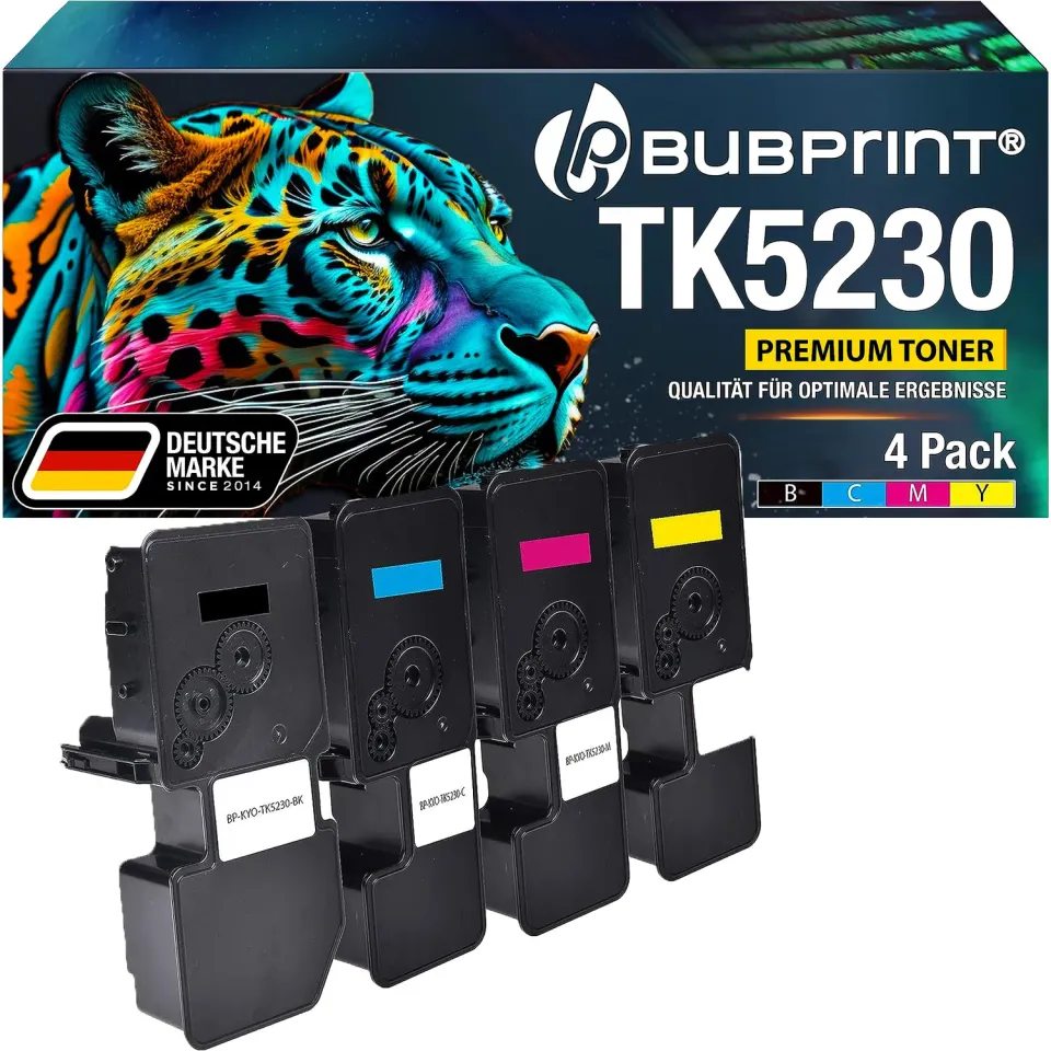 Bubprint TK-5230 Toner CMYK 4er-Pack kompatibel