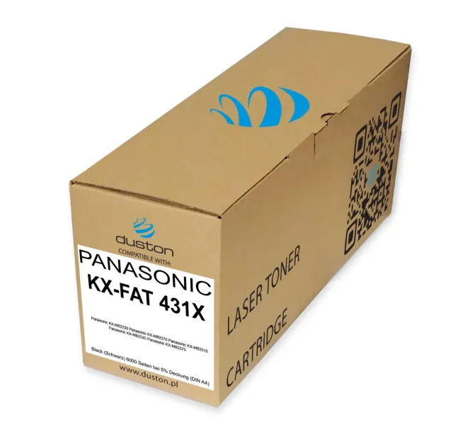 Duston KXFAT431X KX-FAT431X Toner schwarz kompatibel