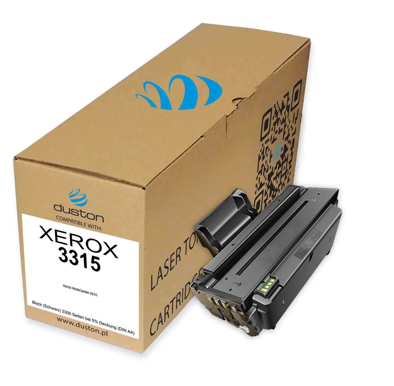 Duston 3315 106R02308 Toner Schwarz 2er-Pack kompatibel