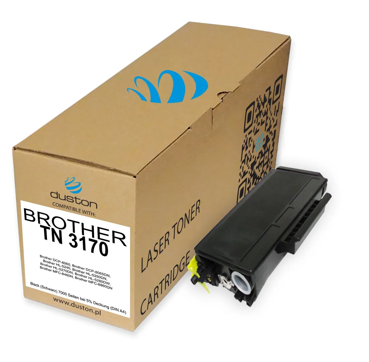 Duston TN3170 TN-3170 Toner Schwarz 5er-Pack für Brother HL5240