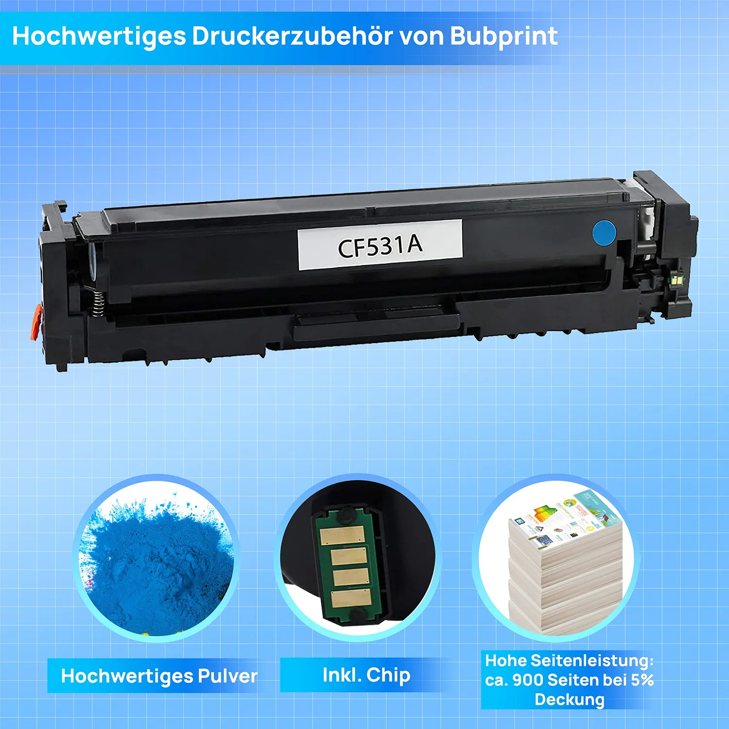 Bubprint 205A CF531A Toner kompatibel