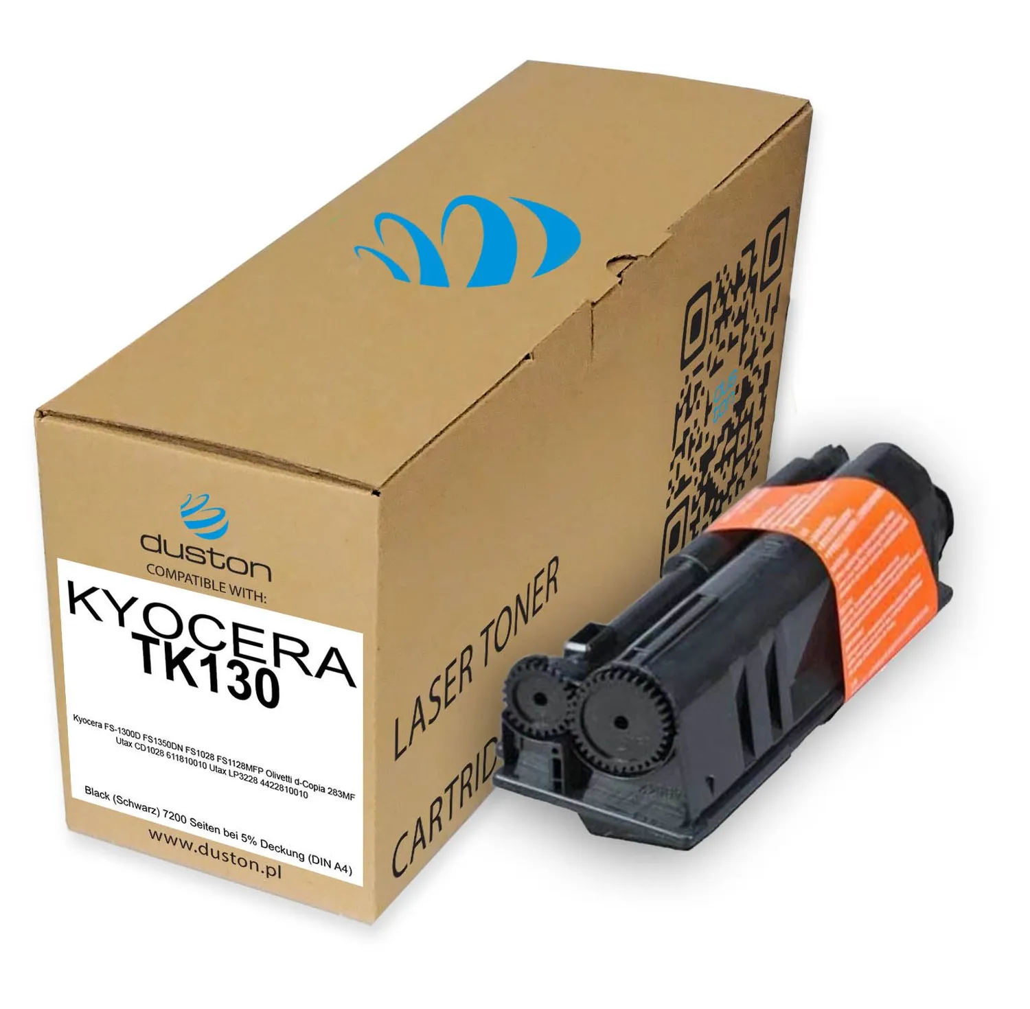 Duston TK130 TK-130 Toner Schwarz 5er Pack kompatibel