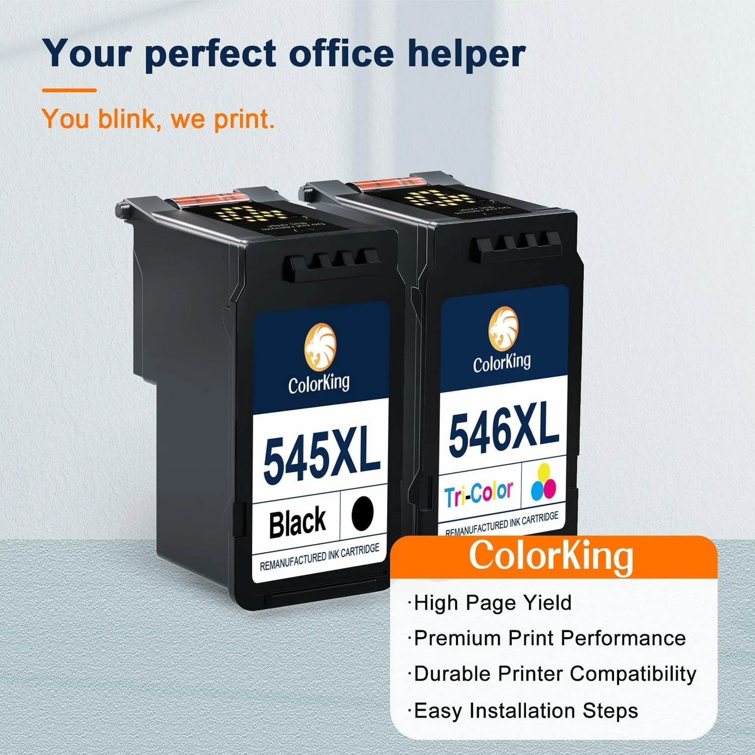 ColorKing PG-545XL CL-546XL Druckerpatronen 2er Multipack kompatibel