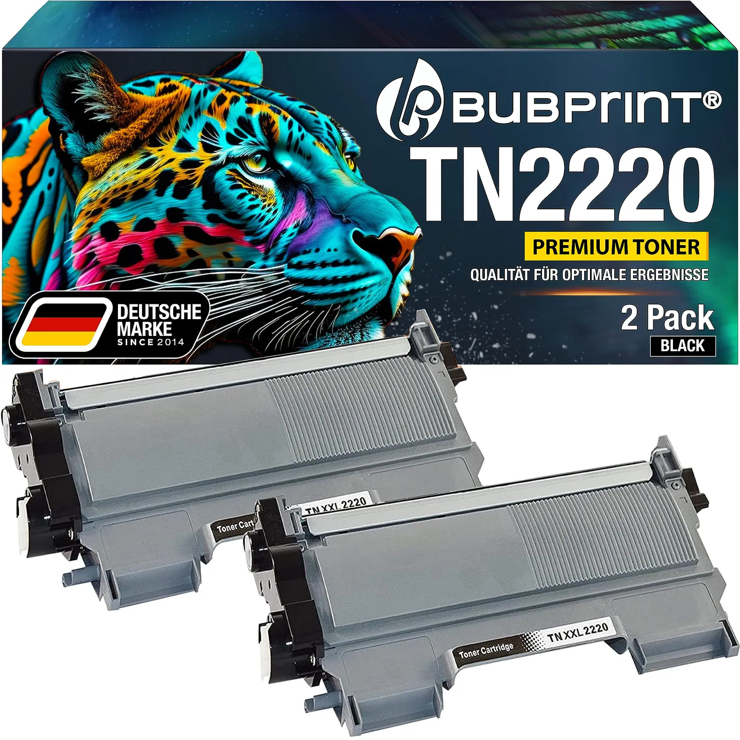 Bubprint TN2220 TN2210 Toner XXL Schwarz kompatibel