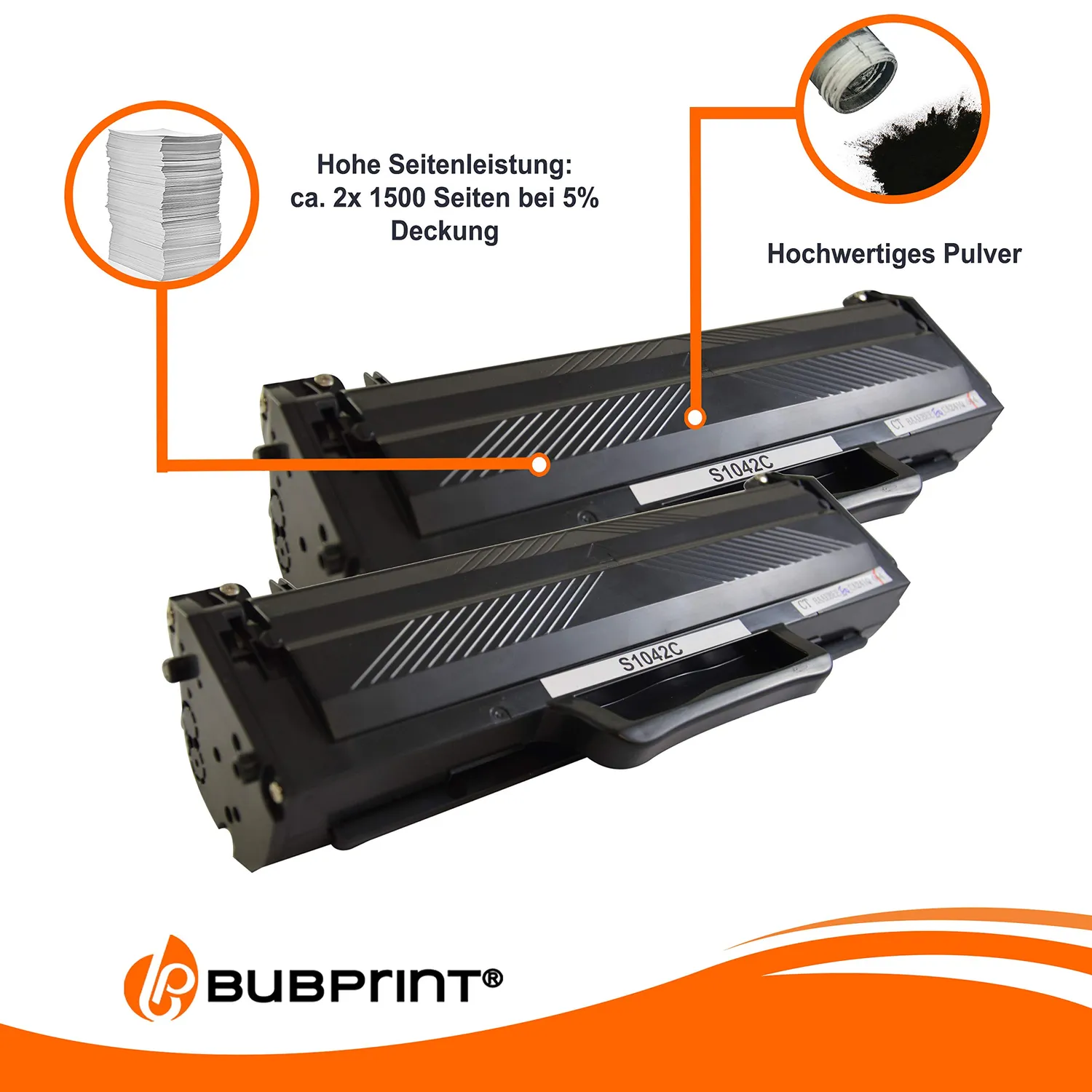 Bubprint MLT-D1042S Toner Schwarz kompatibel