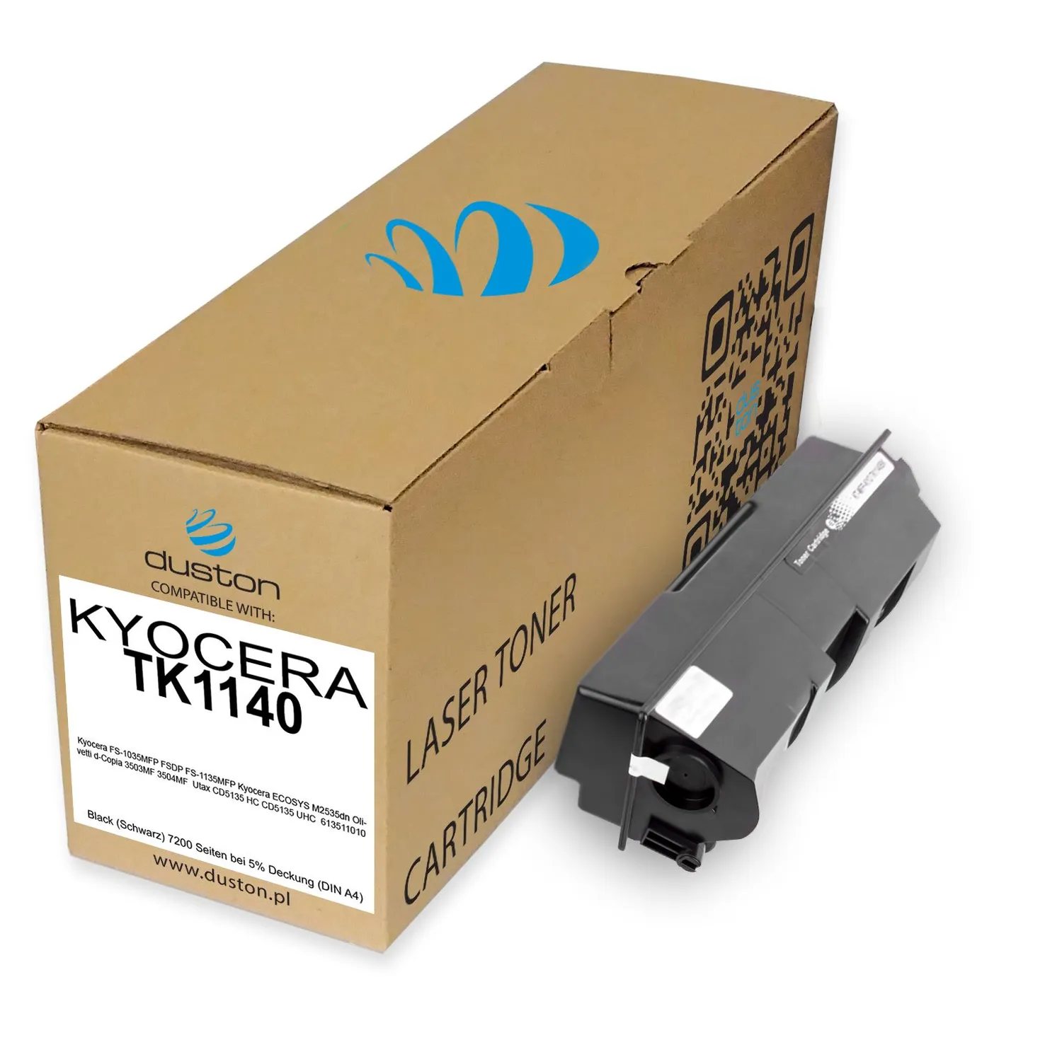 Duston TK1140 Toner Schwarz 5er-Pack kompatibel