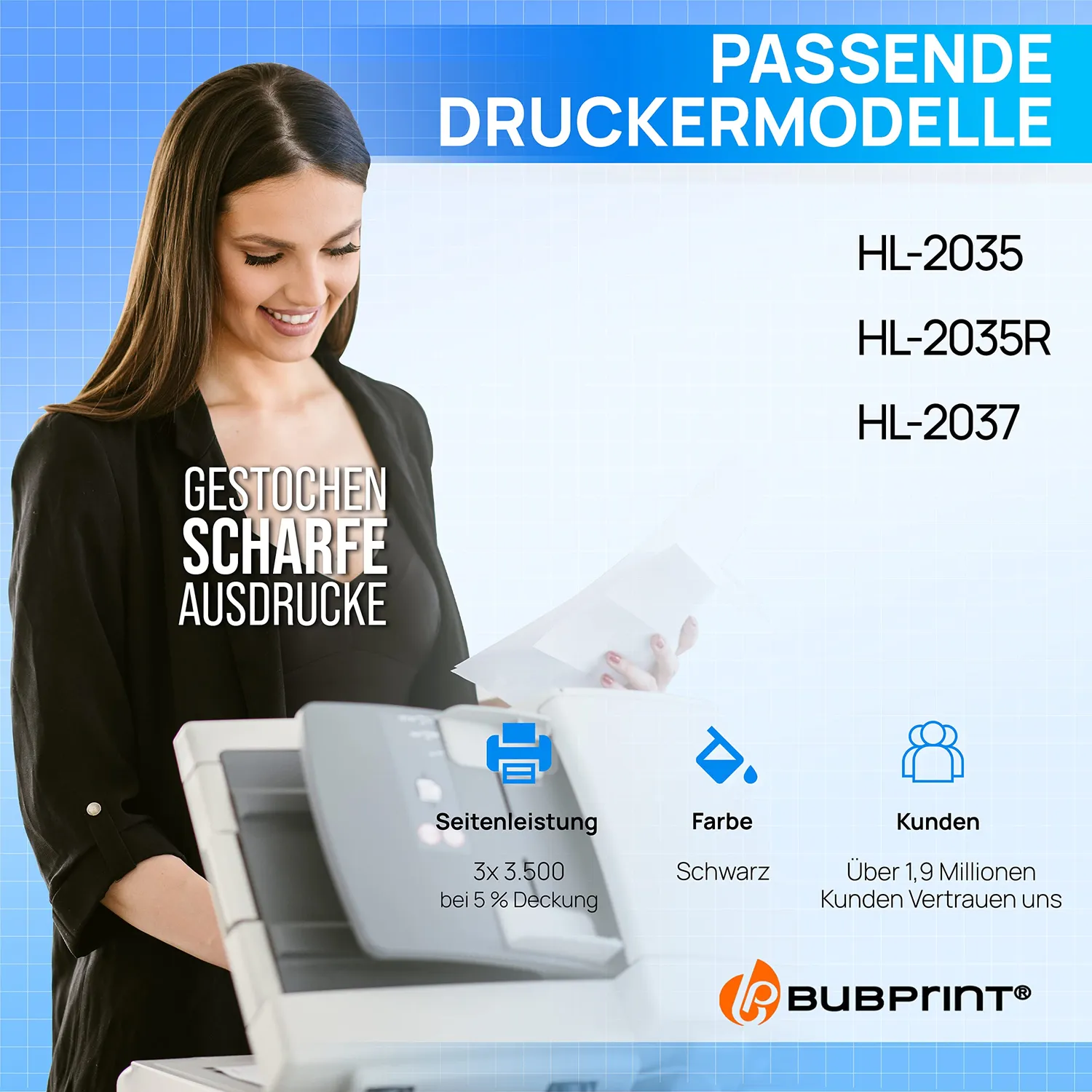 Bubprint TN-2005 Toner schwarz kompatibel