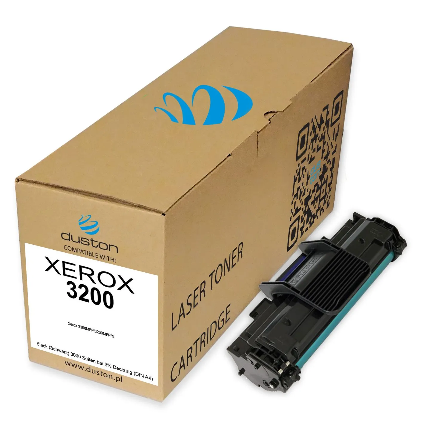Duston 3200 113R00730 Toner Schwarz 3x kompatibel Xerox