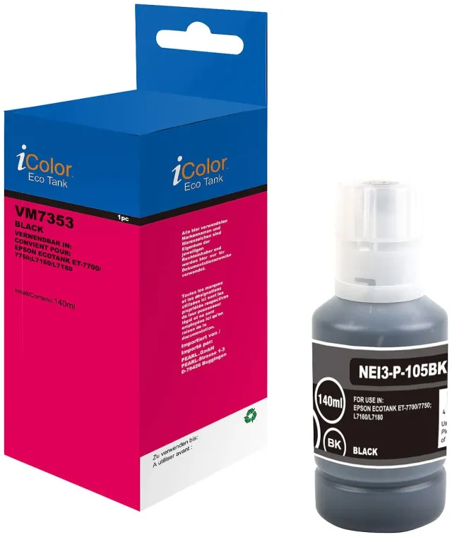iColor 105 EcoTank Nachfülltinte Schwarz kompatibel