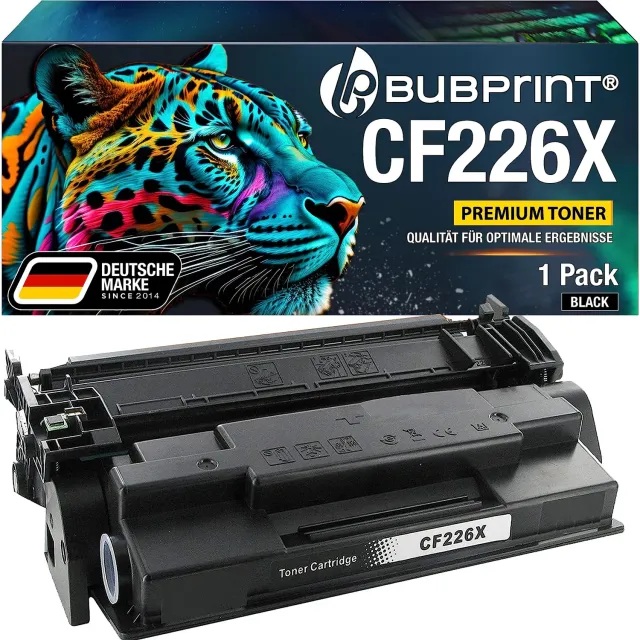 Bubprint 26X CF226X Toner Schwarz 9000 Seiten