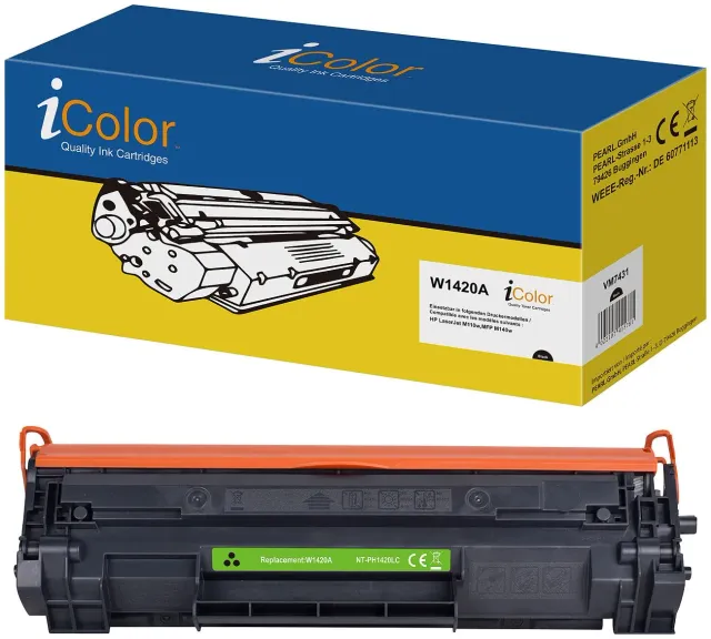iColor 142A W1420A Toner Schwarz Einzelpack kompatibel