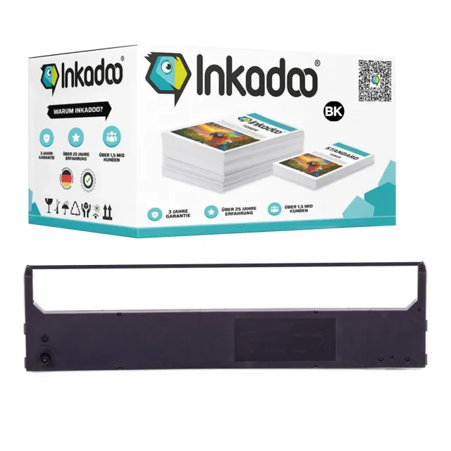 Inkadoo 3000017 Farbband Schwarz kompatibel
