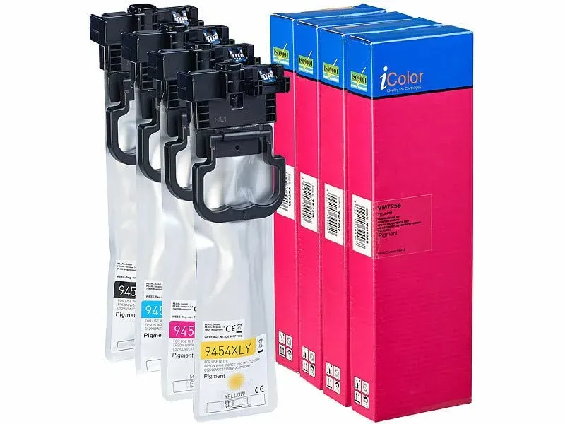iColor T9451-T9454 Tintenpatronen CMYK XL 4er-Set kompatibel