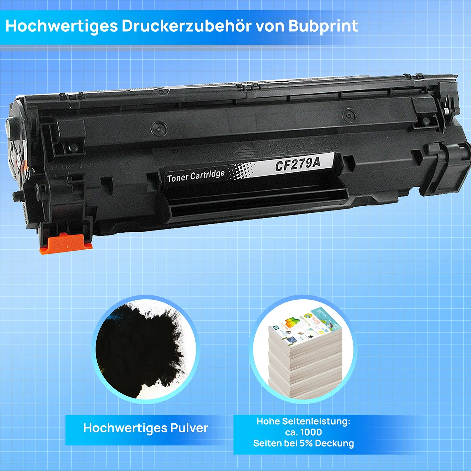 Bubprint HP 79A CF279A Toner Schwarz kompatibel