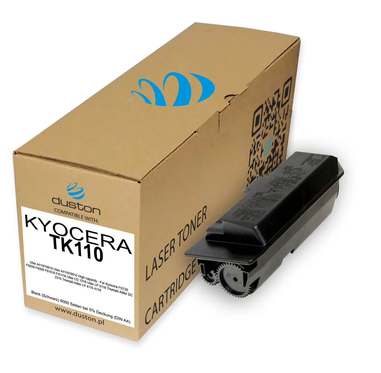 Duston TK-110 Toner Schwarz für Kyocera FS720 FS820